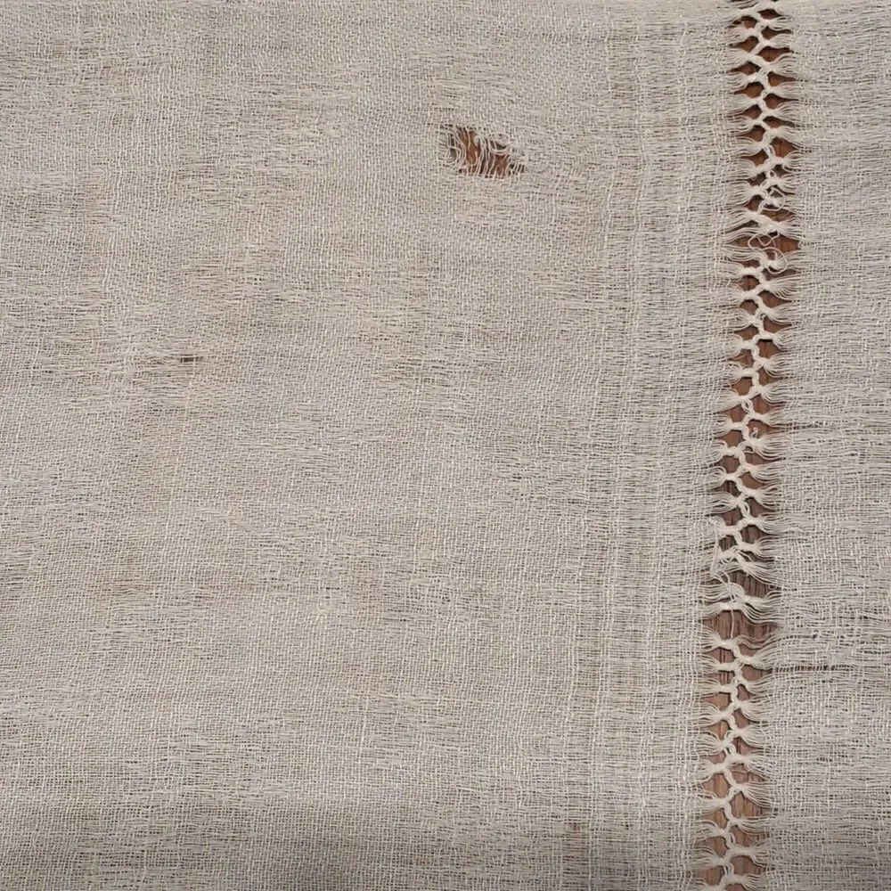 1 pc white linen runner 68